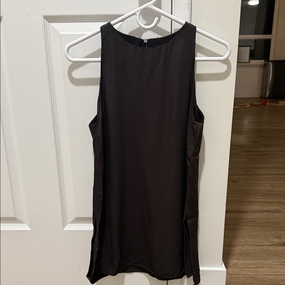 Massimo Dutti Black Sleeveless Blouse